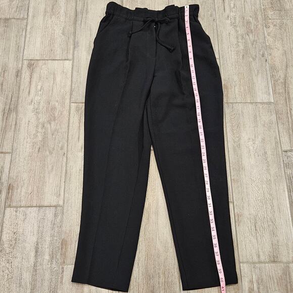 Wilfred Aritzia Pants Womens S High Rise Drawstring Pleated Paper Bag Trousers - Picture 4 of 11